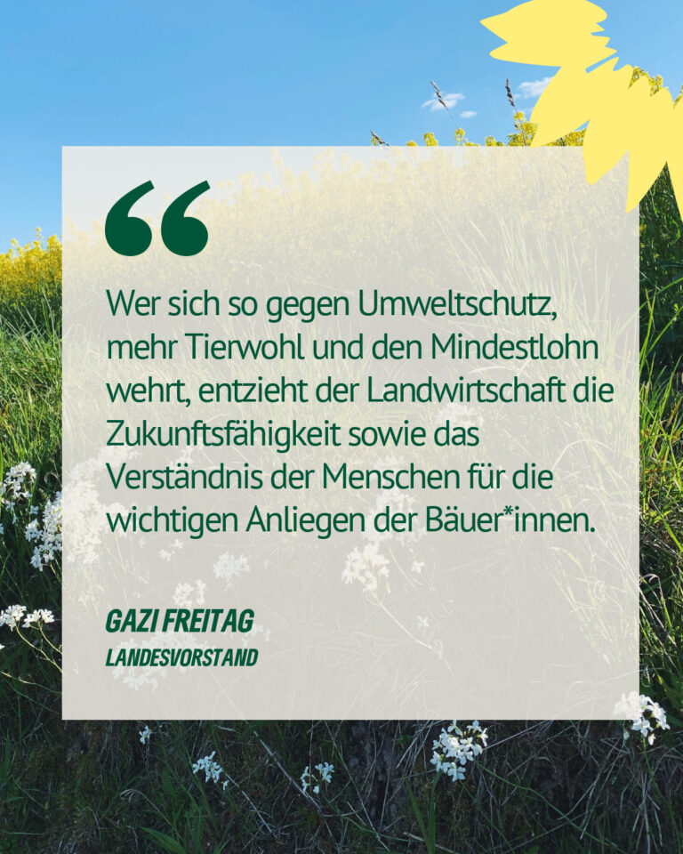 Unterstützung der Landwirtschaft anstatt Ausverkauf an die Agrarindustrie