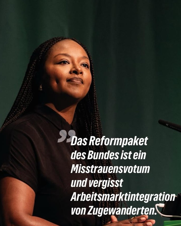 Aminata Touré kritisiert Sozialreformen der Bundesregierung